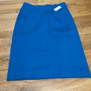 Tag on Ann Taylor aqua pencil skirt